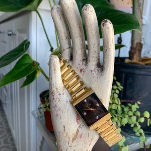 BULOVA MEN'S 4 DIAMONDS DRESS WATCH 97F50